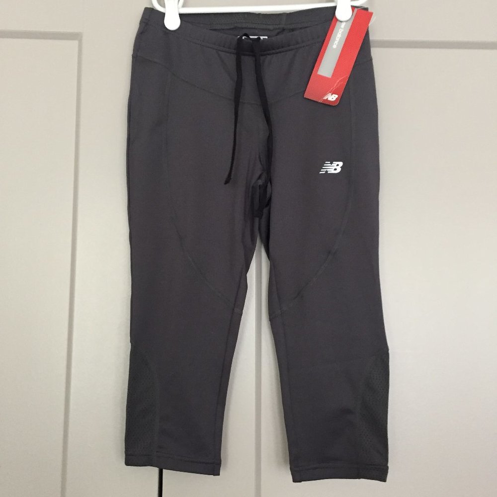 NWT Gray New Balance Run Capri